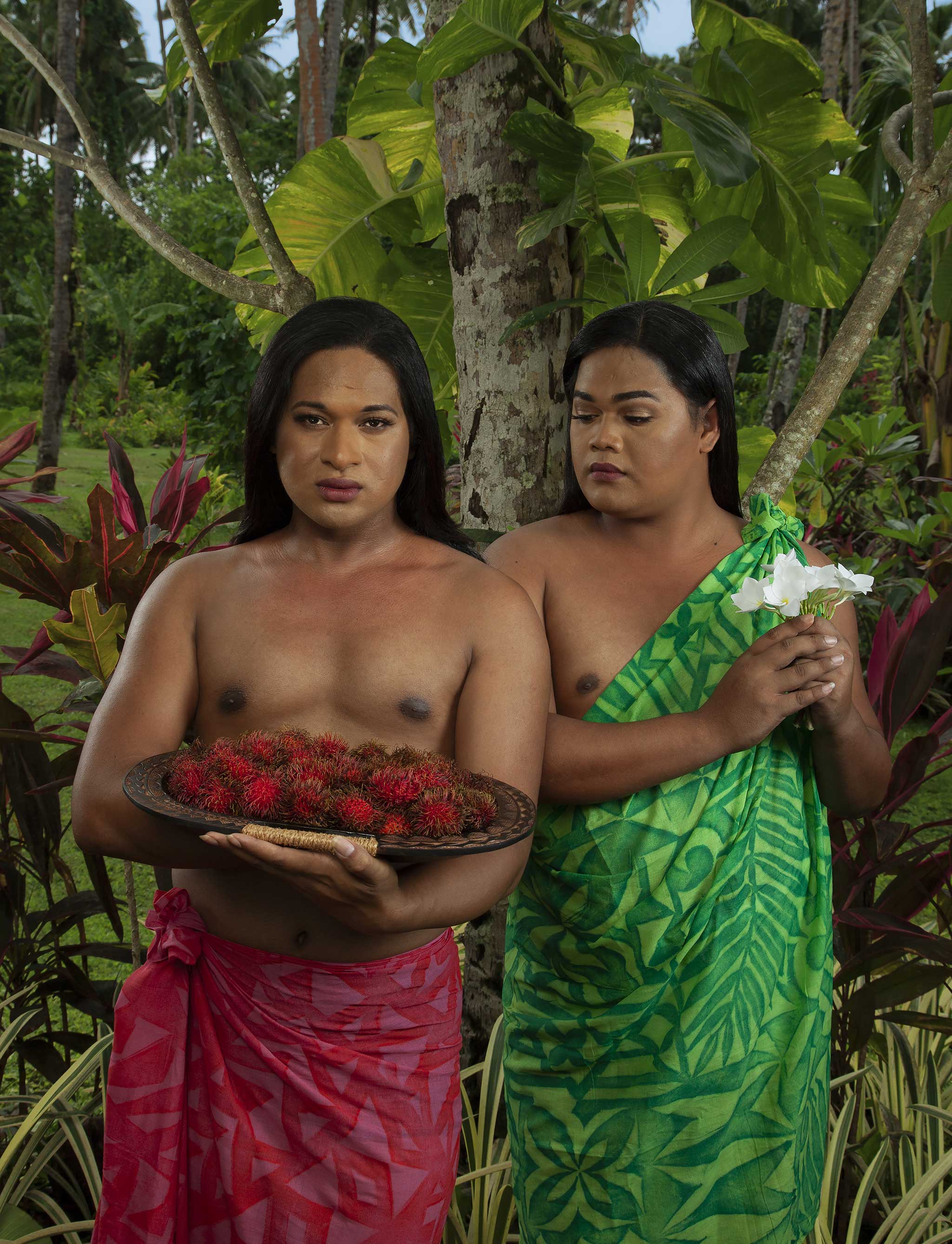 Two Fa‘afafine (After Gauguin), 2020