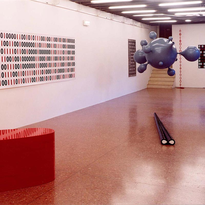 Peter Robinson, "Divine Comedy", installation view, 2001. Photo: Bryan James.