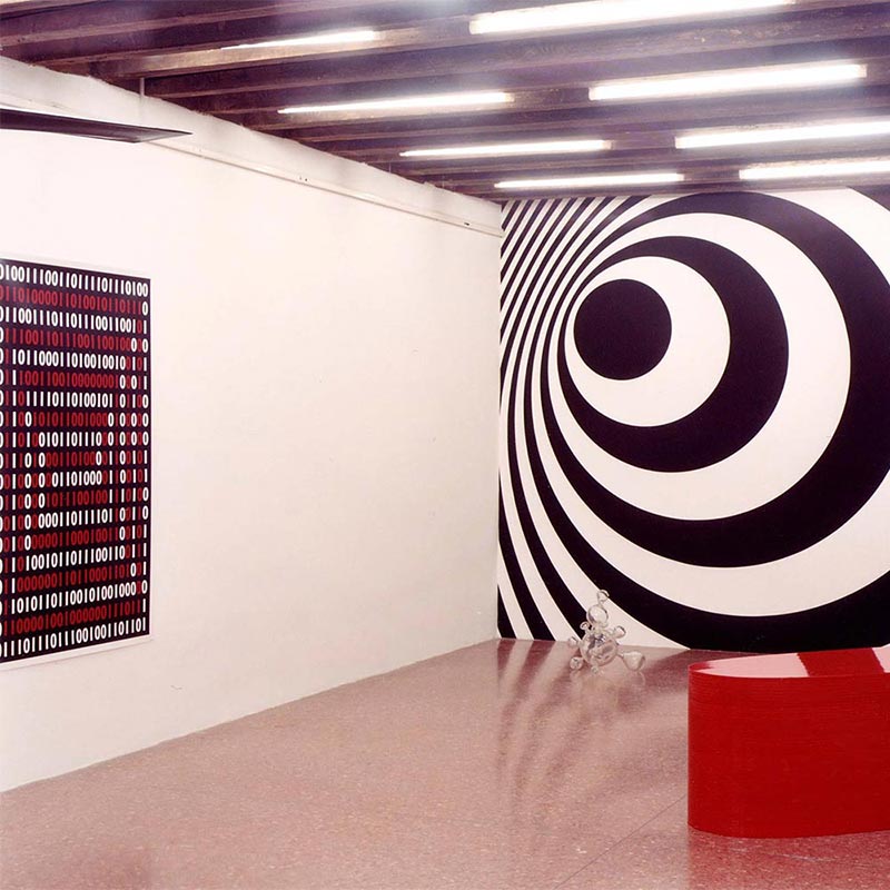 Peter Robinson, "Divine Comedy", installation view, 2001. Photo: Bryan James.