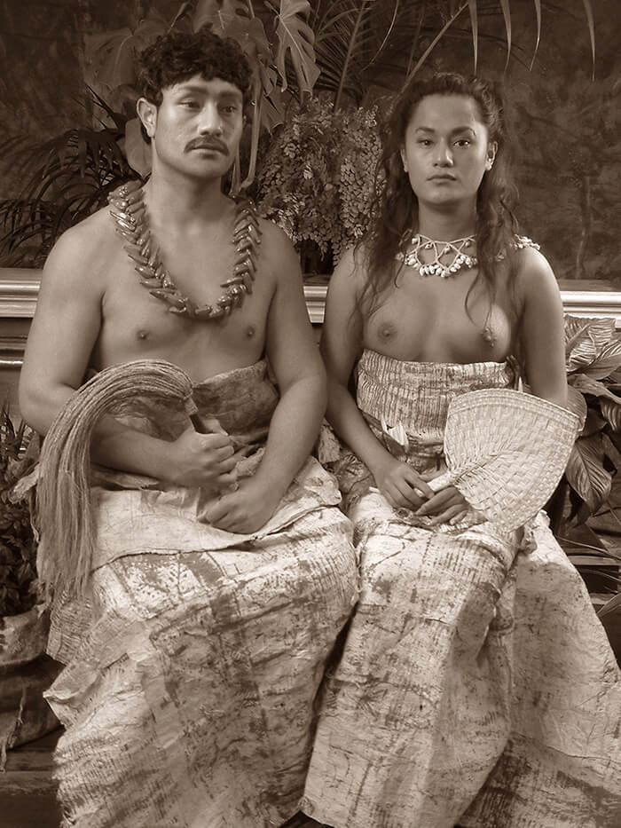 Yuki Kihara: Two Fa‘afafine (After Gauguin), 2020